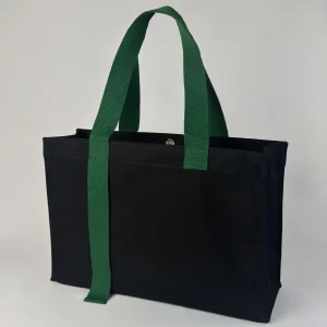 กระเป๋าผ้าเเคนวาส Korea สีดำเขียว