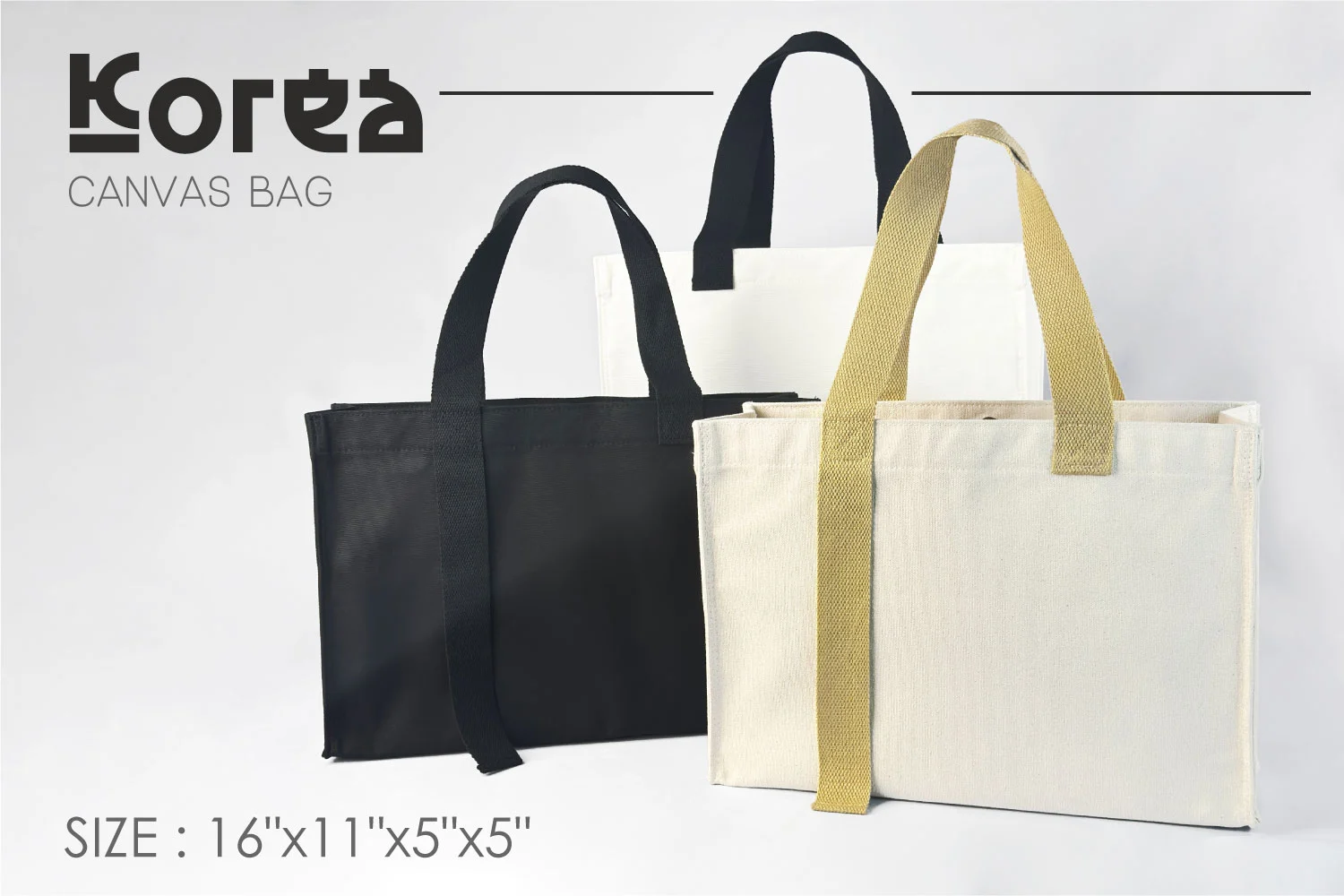 กระเป๋าผ้าแคนวาสสไตล์เกาหลี