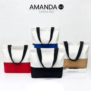 BS-003 : กระเป๋าผ้าแคนวาส AMANDA
